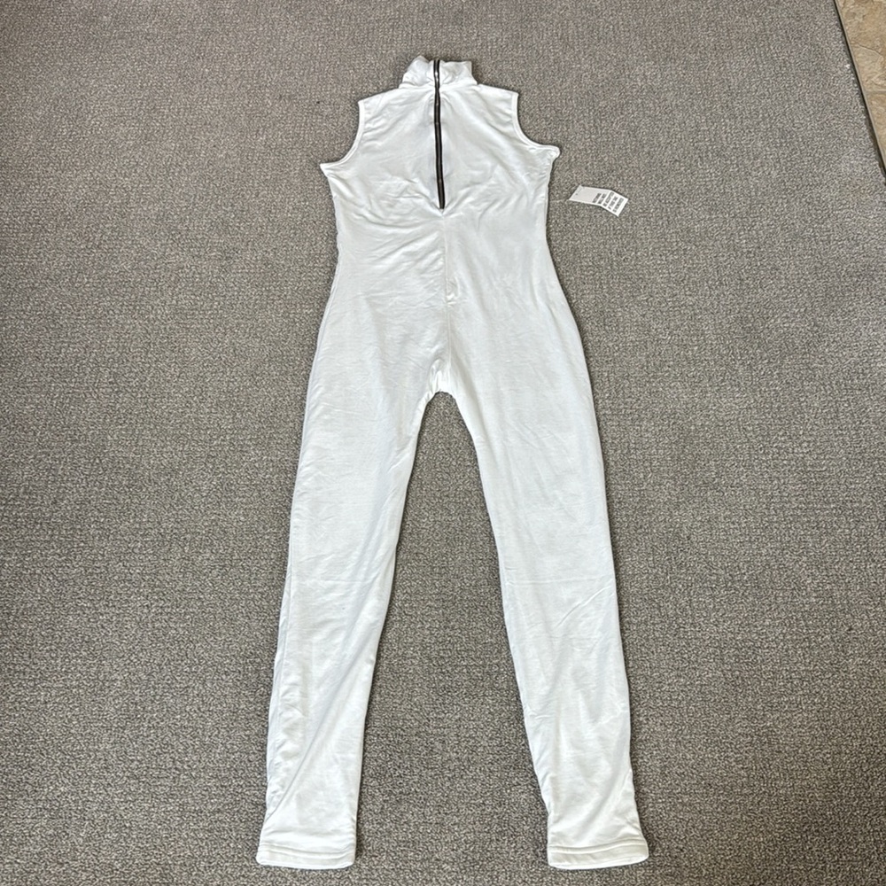 NWT BUMPSUIT The Stevie Maternity Jumpsuit White - Picture 6 of 6